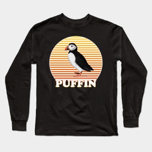 Puffin Bird Watching Birding Ornithologist Gift Long Sleeve T-Shirt